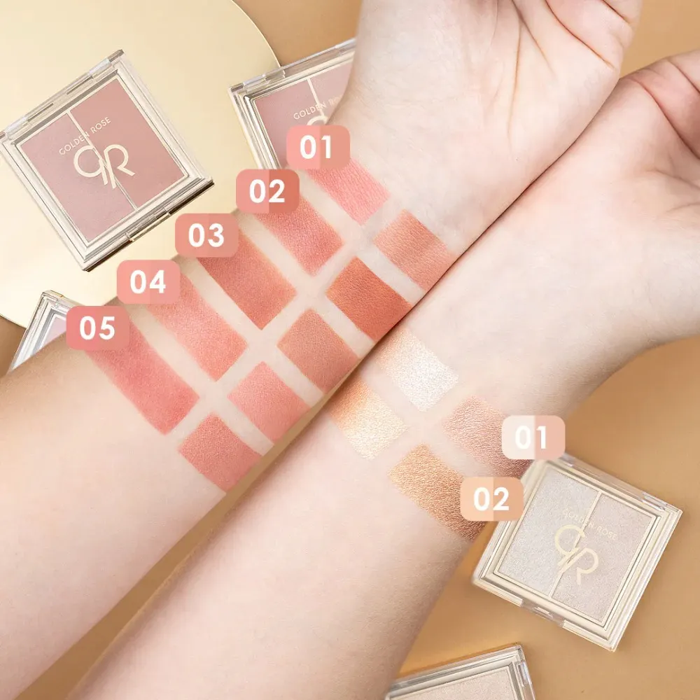 Golden Rose Iconic Blush Duo أحمر خدود ثنائي 03