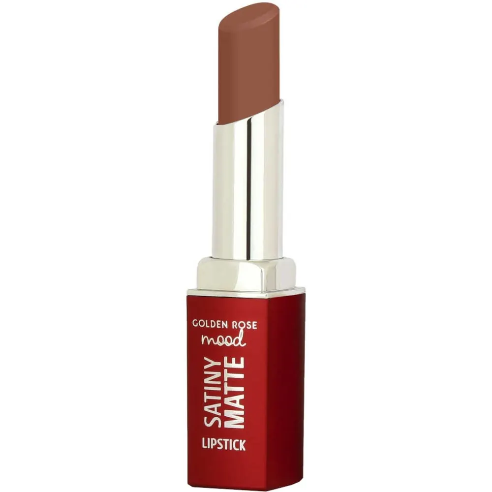 Golden Rose Mood Satiny Matte أحمر شفاه رقم 01