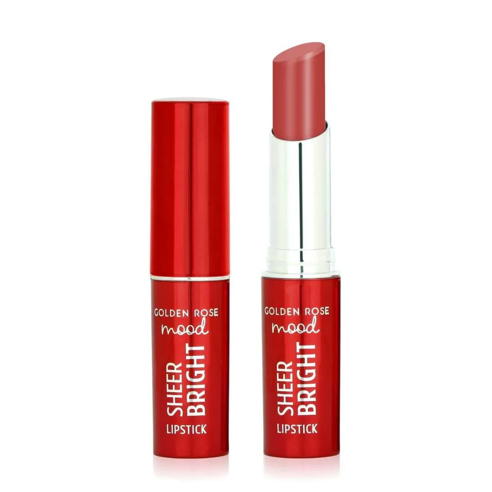 Golden Rose Mood Sheer Bright أحمر شفاه رقم 102