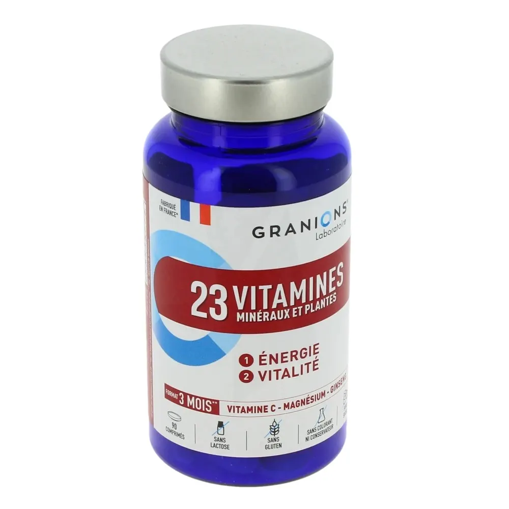 GRANIONS 23 VITAMINES MINERAUX ET PLANTES B90 COMPRIMÉS