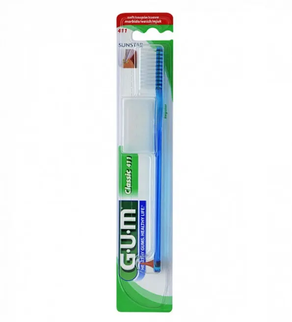 Gum فرشاة أسنان كلاسيكية ناعمة 411