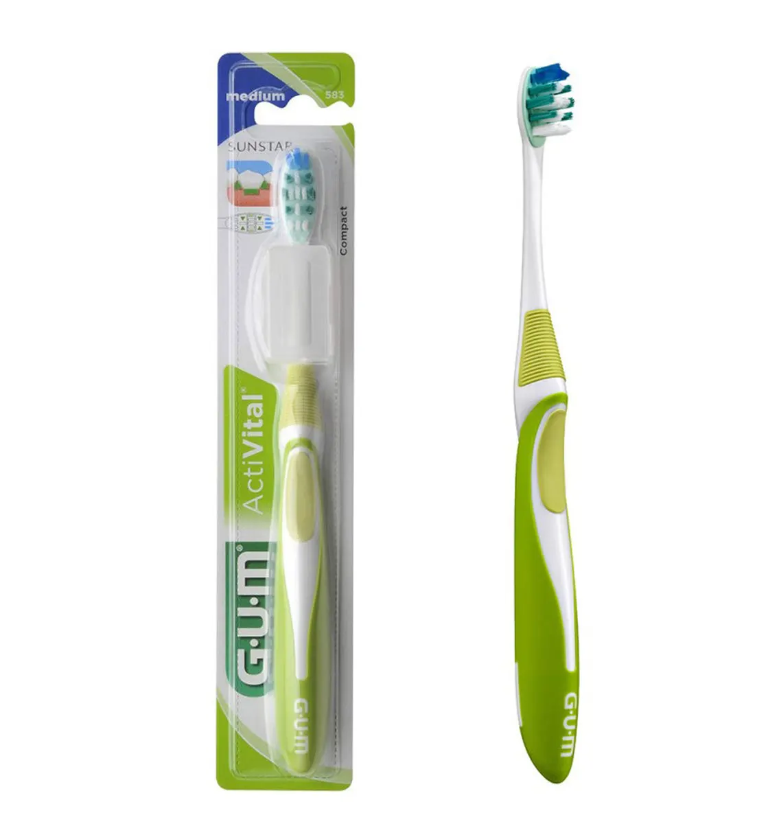 Gum فرشاة أسنان ActiVital 583