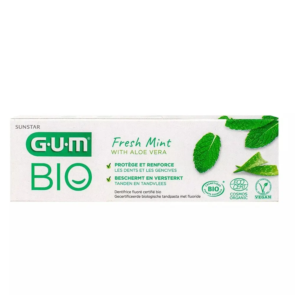 GUM DENTIFRICE BIO MENTHE FRAICHE ALOE VERA 75ML