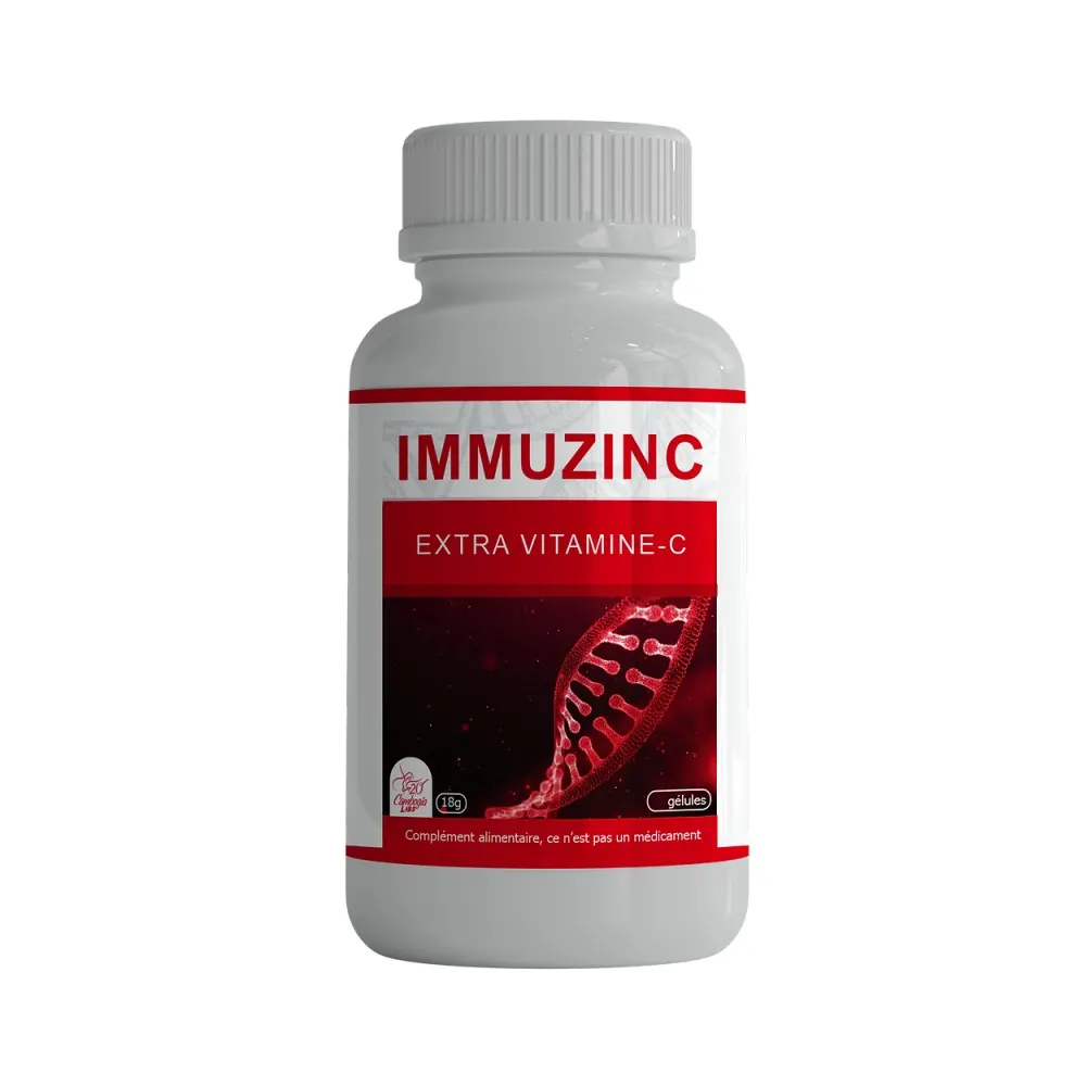 H2O IMMUZINC EXTRA VITAMINE C 30 GÉLULES