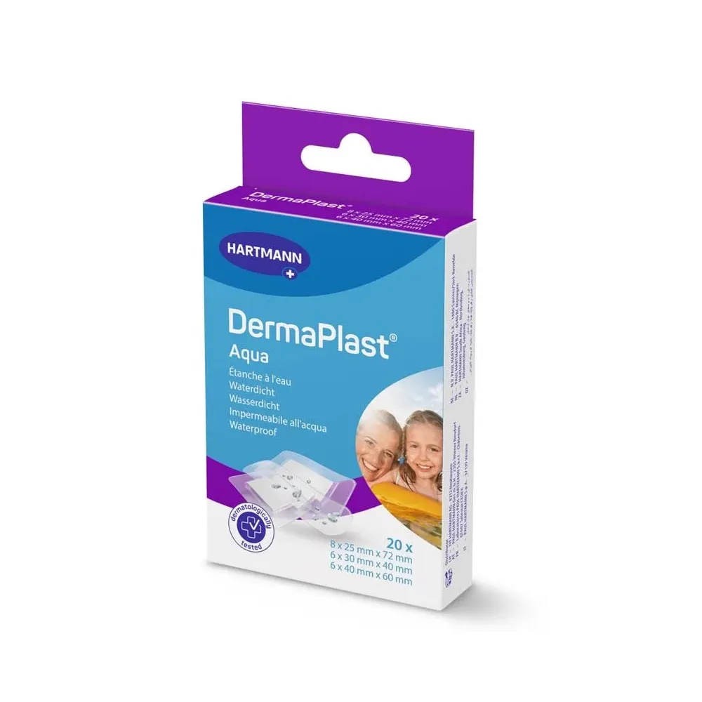 Hartmann Dermaplast Aqua 3M علبة 20