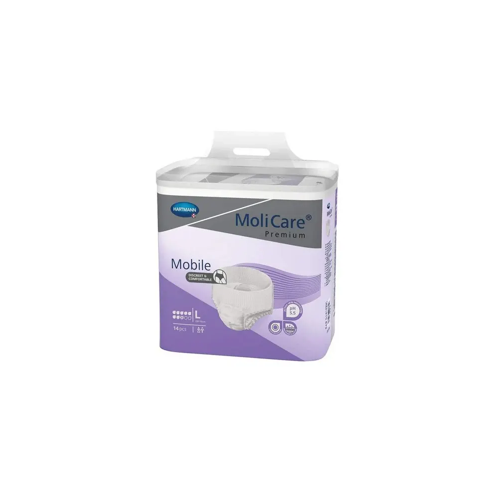 Hartmann Molicare Mobile Slip حفاظة ماصة مقاس L ليلية x14