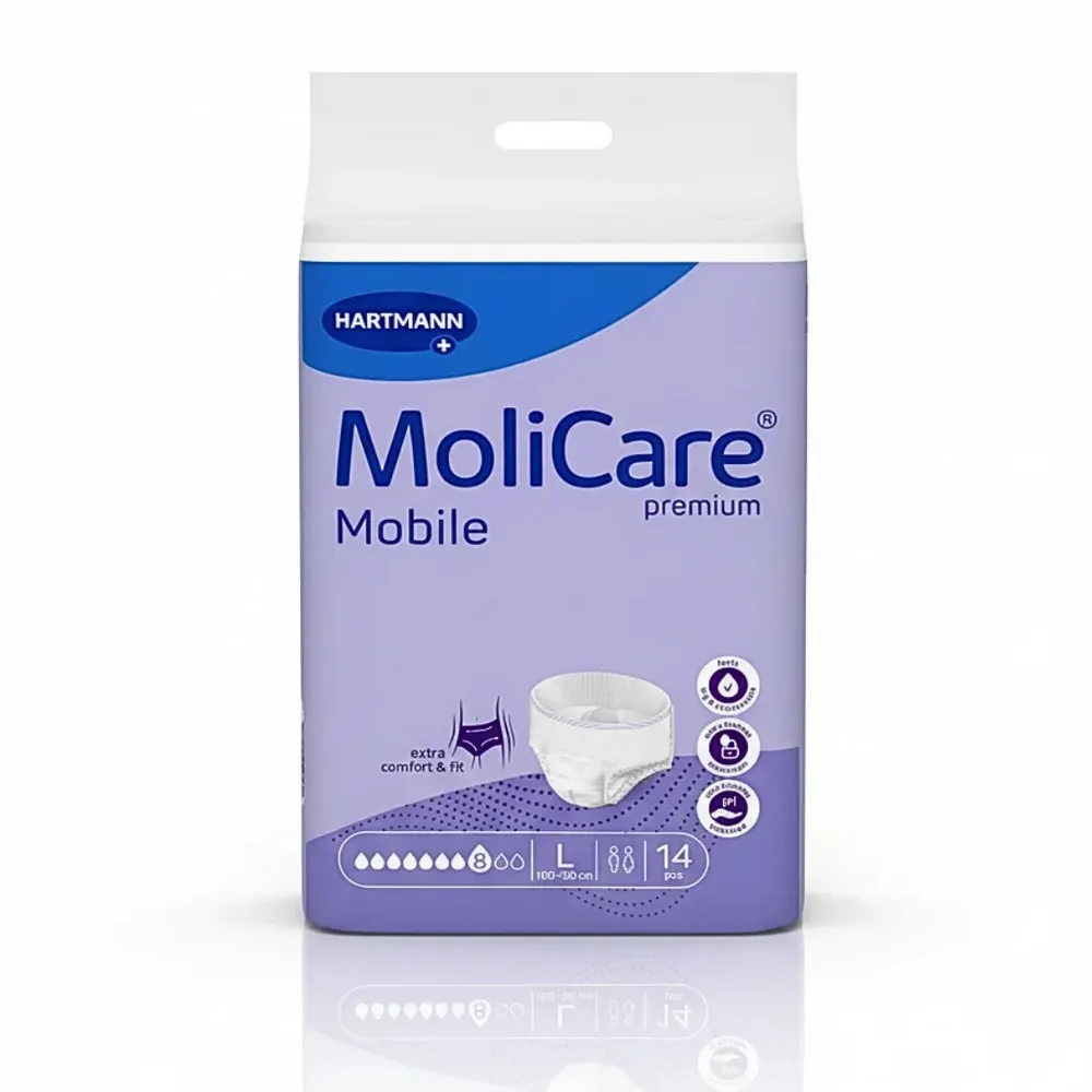 Hartmann Molicare Mobile Super Slip حفاظة ماصة Large ليلية 14 قطعة 166031