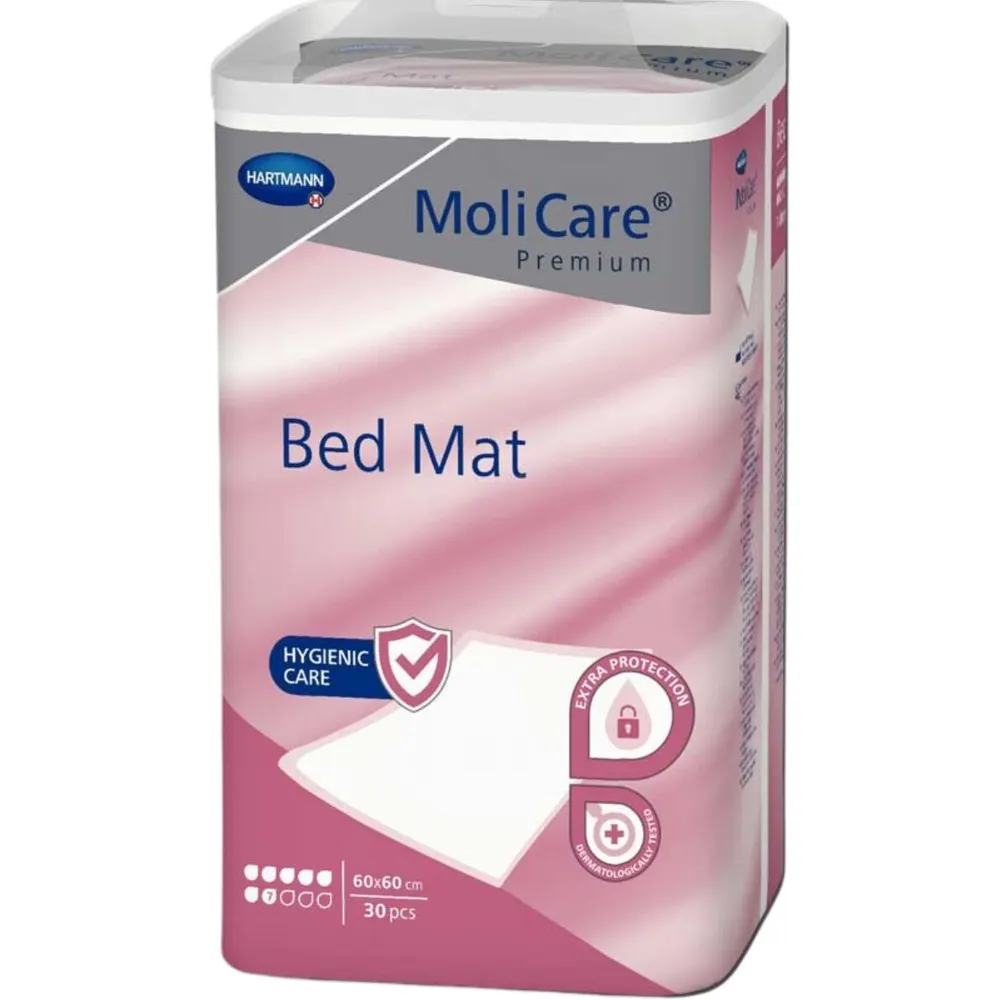Hartmann Molicare PR Bed Mat 7GT شراشف واقية 60×90 30 وحدة