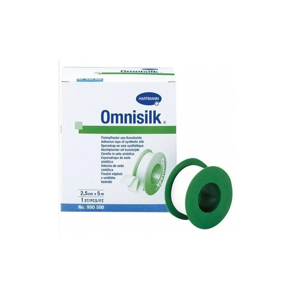 Hartmann Omnisilk شريط لاصق 2.5 سم × 5 م