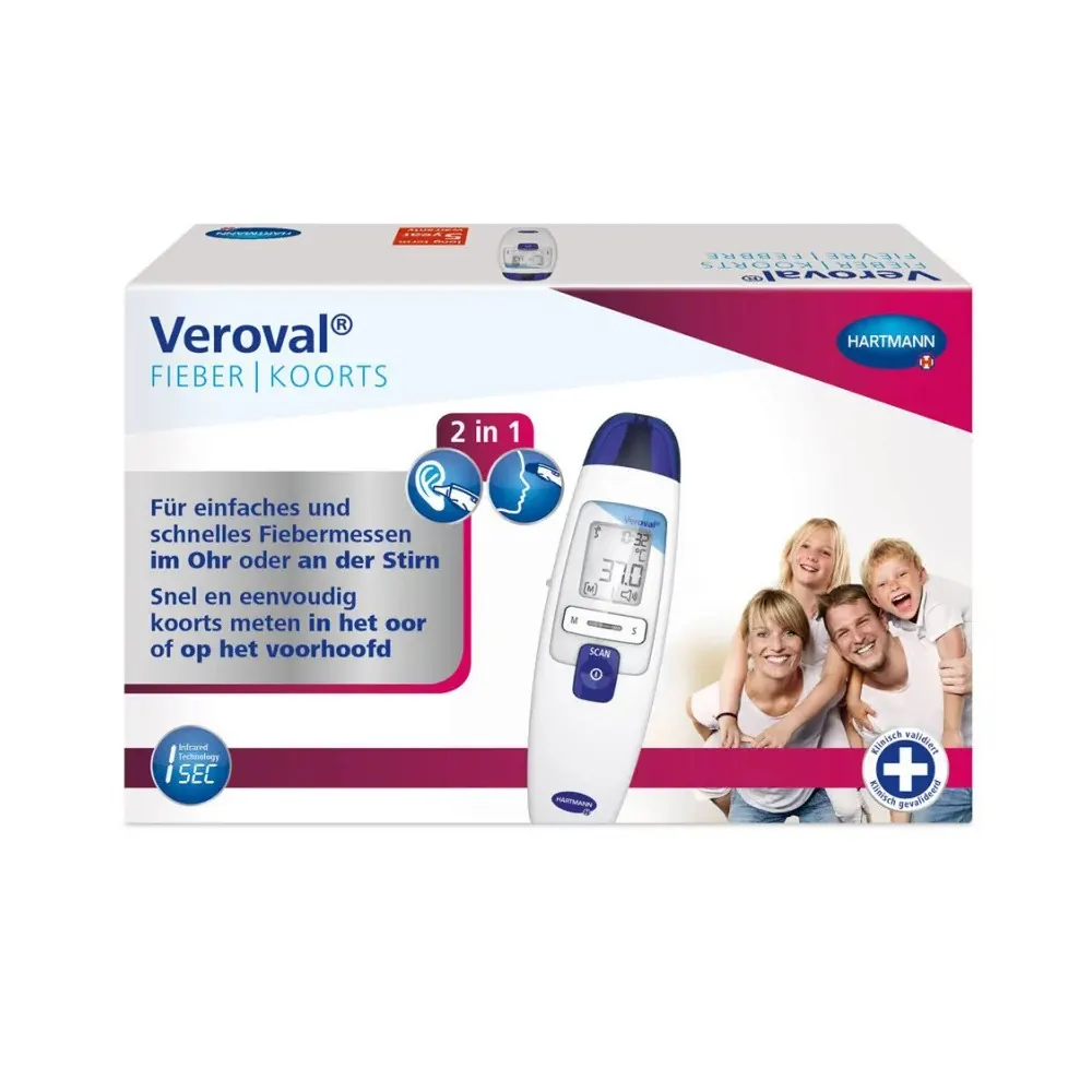 Hartmann Veroval ميزان حرارة بالأشعة تحت الحمراء للحمى
