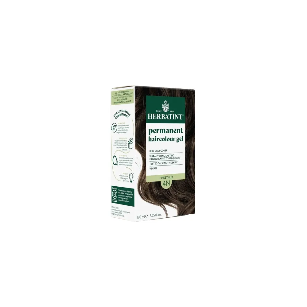 HERBATINT SOIN COLORANT PERMANENT 4N CHATAIN 170 ML