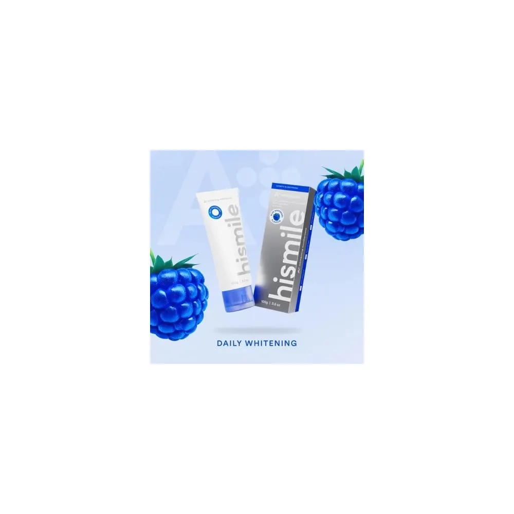 Hismile A+ Whitening Toothpaste Blue Raspberry Dentifrice