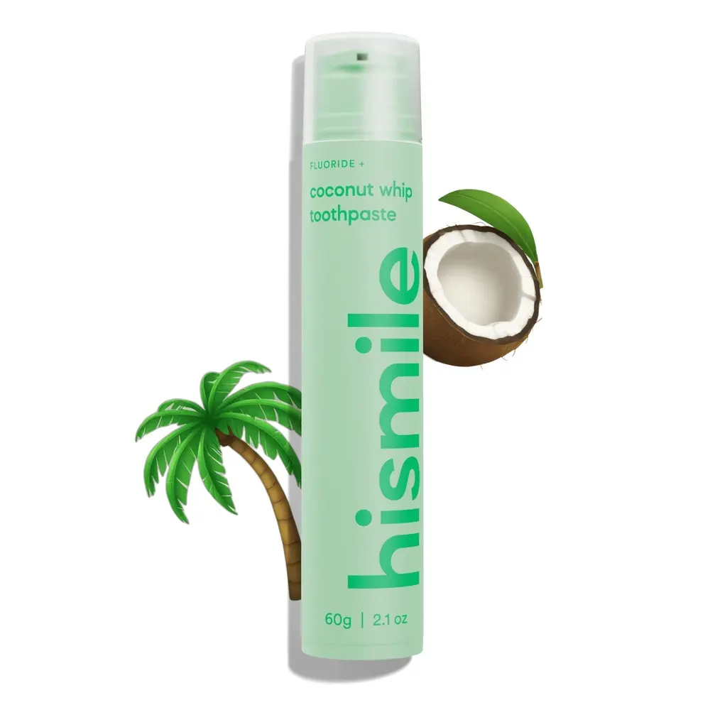 Hismile Coconut Whip معجون أسنان بنكهة جوز الهند
