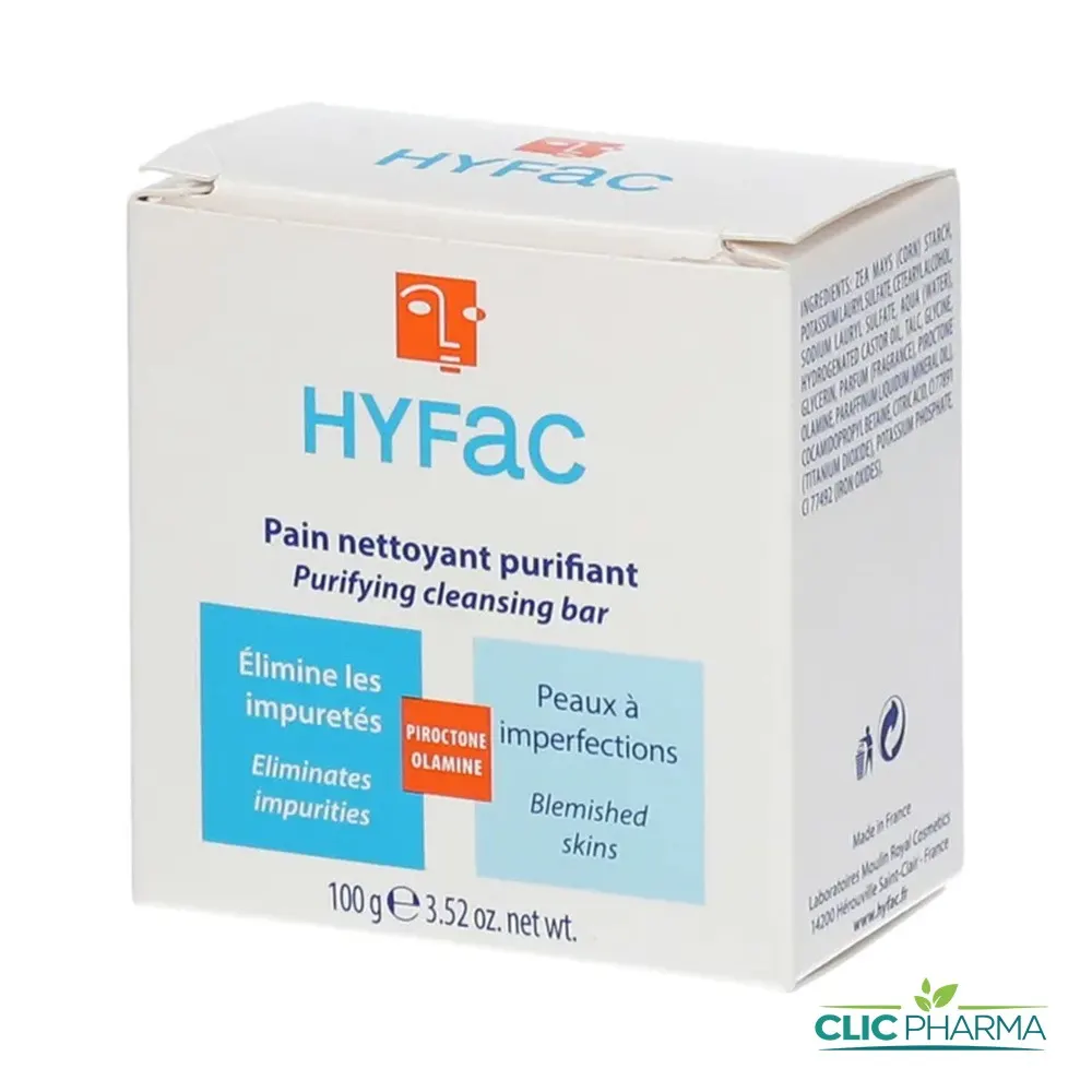Hyfac Original صابون قطعة منظف مطهر 100 غ