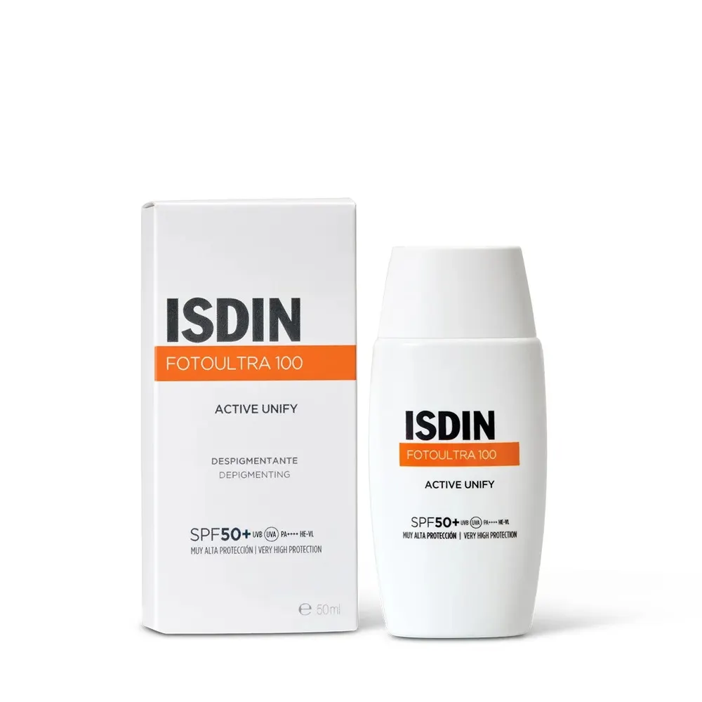 Isdin Foto Ultra 100 Active Unify 50 مل = حقيبة هدية