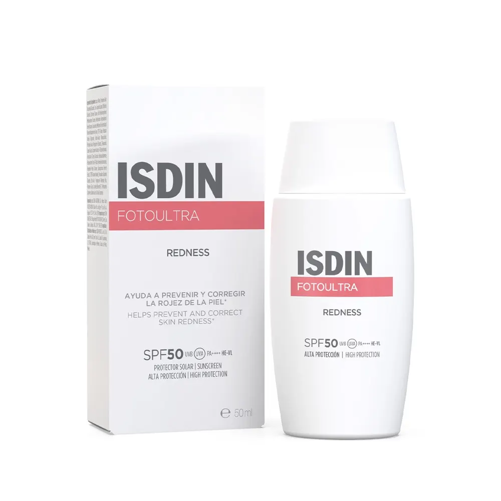 Isdin FotoUltra Redness SPF50 50 مل = حقيبة هدية