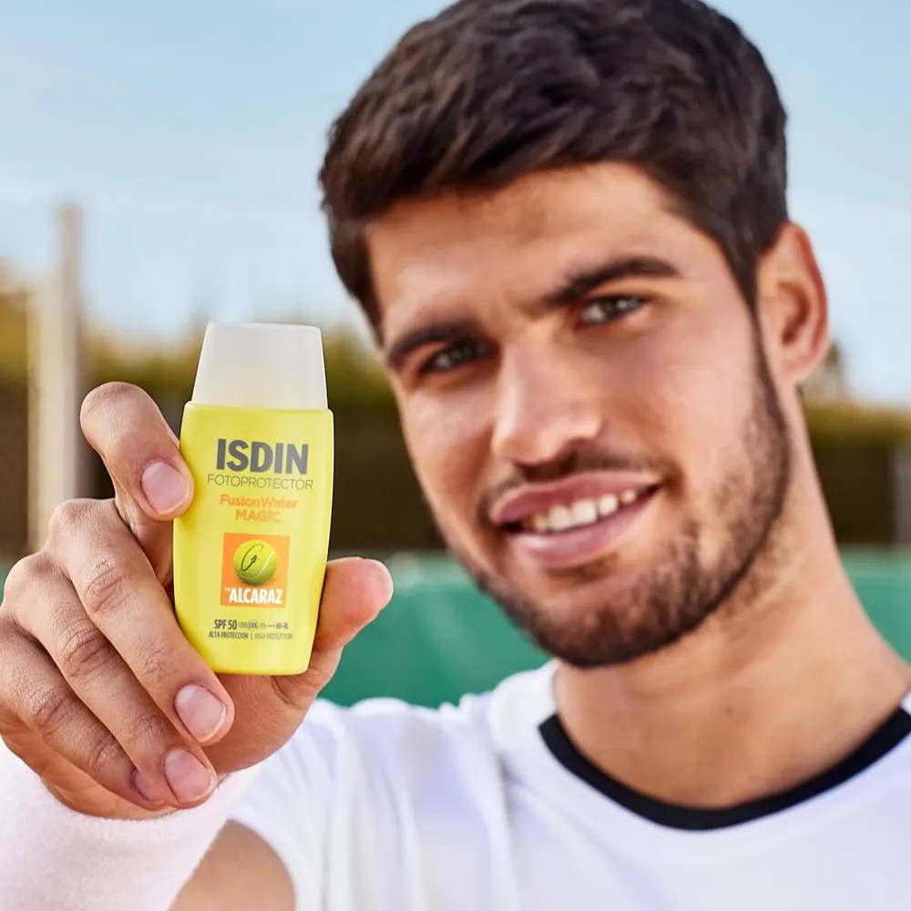 Isdin Hydro Lotion + Fusion Water Magic Alcaraz + Stick Invisible = Ventilateur Portable Offert