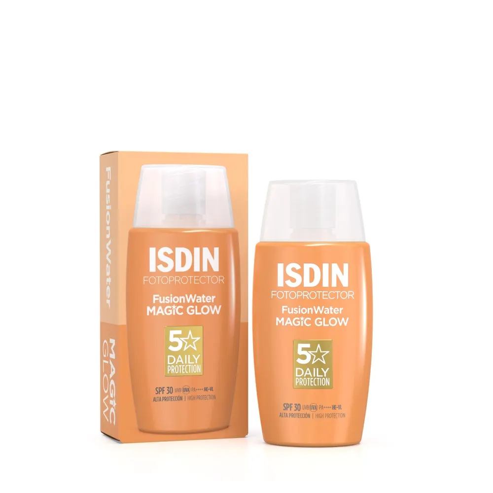 ISDIN HYDRO OIL SPF 30 + FUSION WATER MAGİC GLOW + STICK INVISIBLE = VENTILATEUR PORTABLE OFFERT