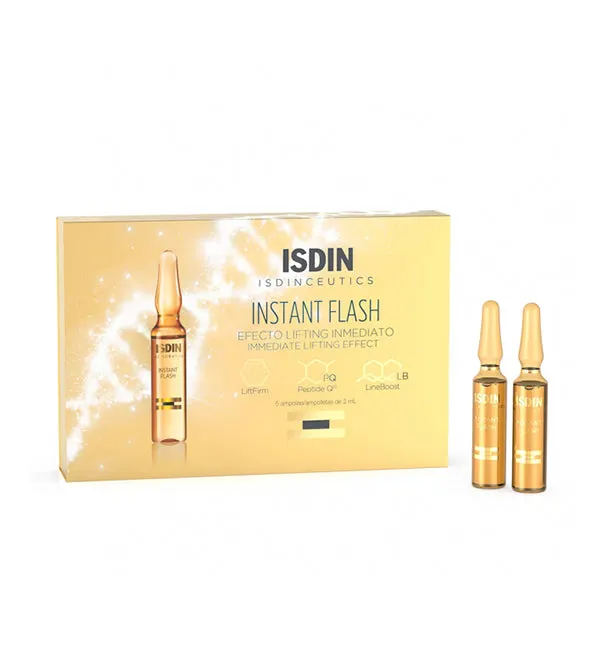 Isdin Instant Flash 48H 5 أمبولات × 2 مل