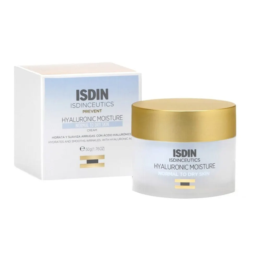 Isdin Isdinceutics Hyaluronic Moisture للبشرة العادية إلى الجافة 50 مل