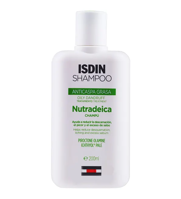 Isdin Nutradecia شامبو للقشرة الدهنية 200 مل