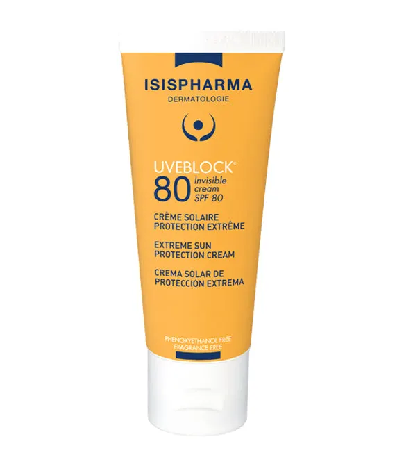 Isis Pharma Uveblock 80 Invisible Cream 40 مل