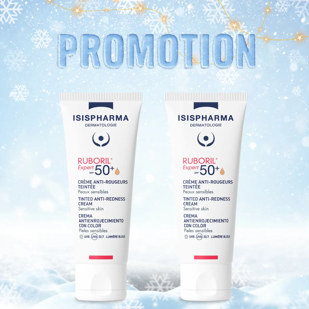 Isis Pharma Pack عرض Ruboril Expert SPF 50+ ملون 40 مل × 2