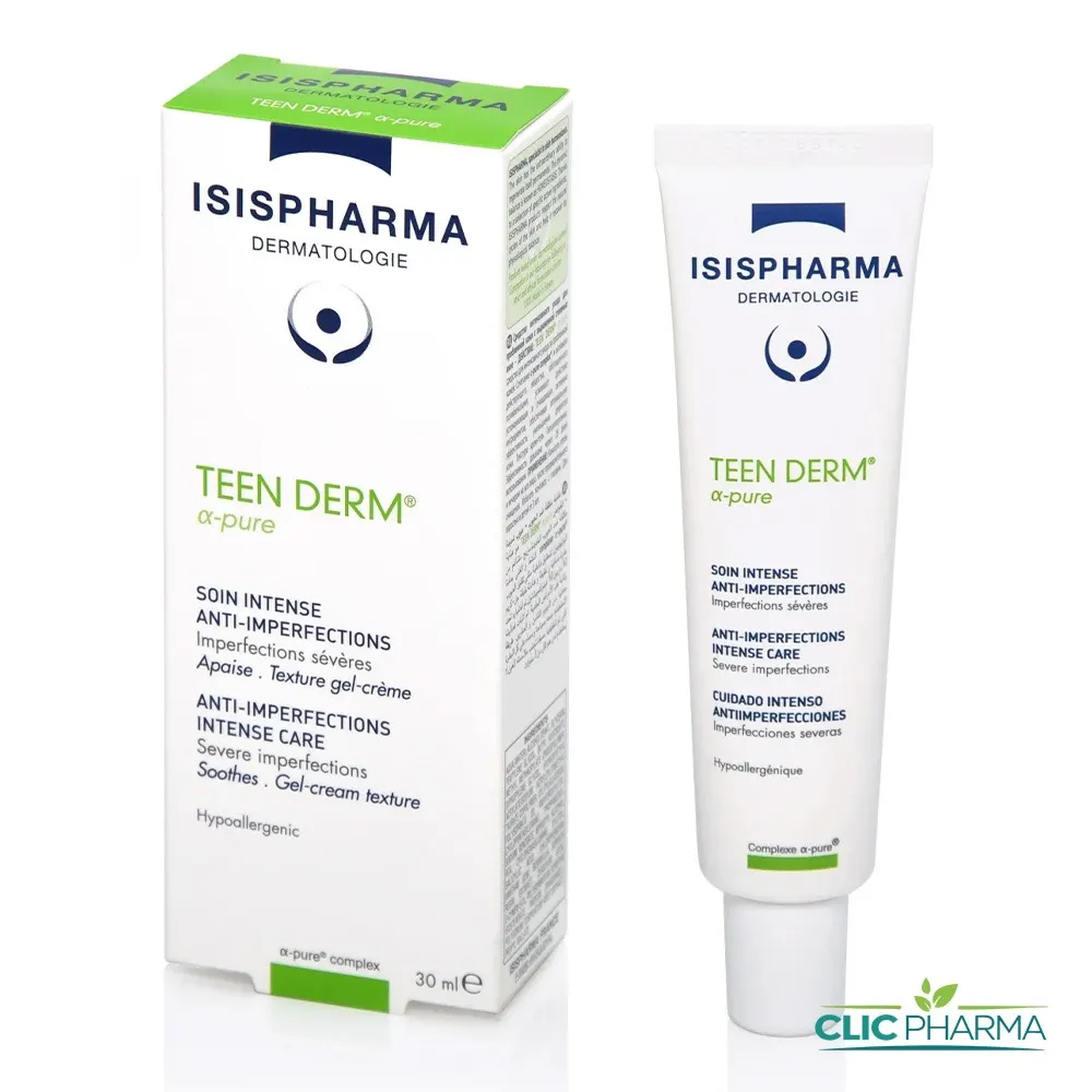 Isis Pharma Teen Derm Alpha α-Pure Soin intensif anti-imperfections 30 ml