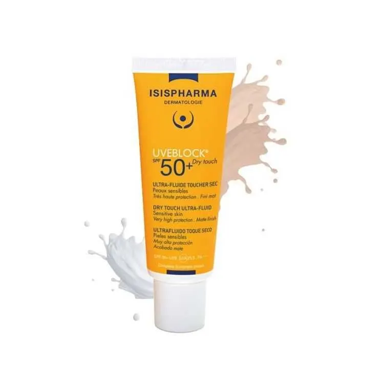 Isis Pharma Uveblock 50 Dry Touch ملون فاتح 40 مل