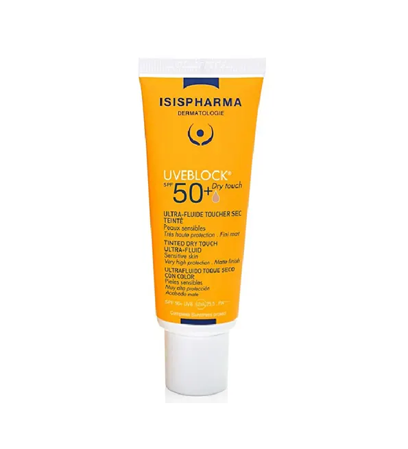 Isis Pharma Uveblock Dry Touch ملون متوسط SPF50+ 40 مل