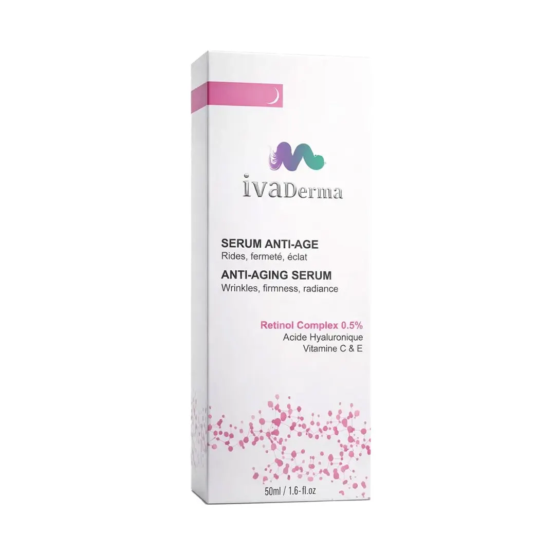 Ivaderma serum Anti-Âge au Rétinol 0,5 % Rides Fermeté & Éclat 50 ml