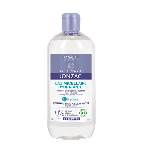 JONZAC EAU MICELLAIRE HYDRATANTE - 500ML