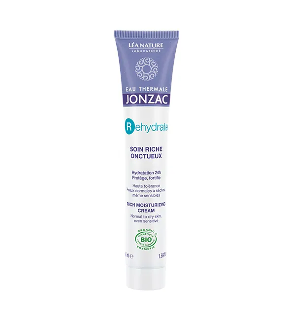 Jonzac Eau Thermale Réhydrate عناية غنية ومخملية 50 مل