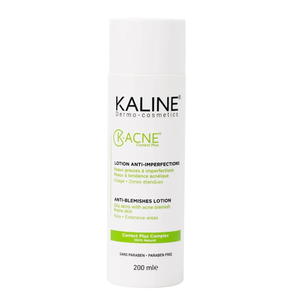 Kaline K-Acne لوشن ضد العيوب 200 مل – عناية منقية ومطفئة للوجه والجسم