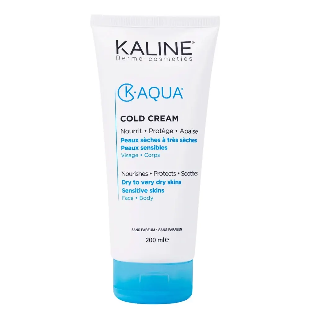 Kaline K-Aqua Cold Cream 200 مل – كريم مغذٍ وواقٍ للوجه والجسم
