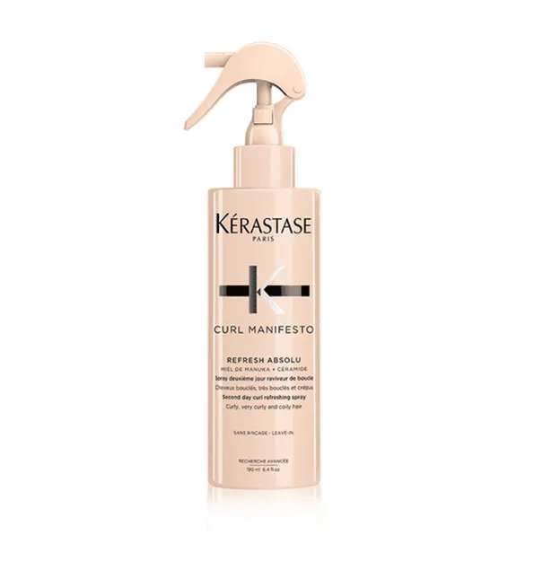 Kérastase Curl Manifesto Refresh Absolu Spray 190ml – Réactivateur de Boucles