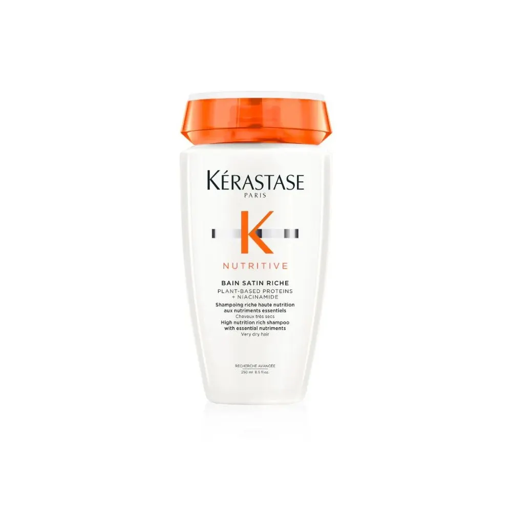 Kérastase Nutritive Bain Satin Rich 250ml – Shampooing Nourrissant Cheveux Secs
