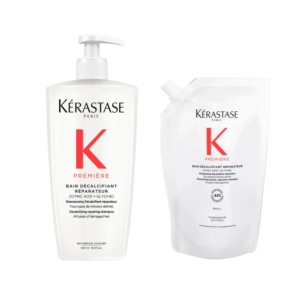 Kérastase Première Bain Décalcifiant Réparateur شامبو مزيل للكلس ومرمم عبوة تعبئة 500 مل