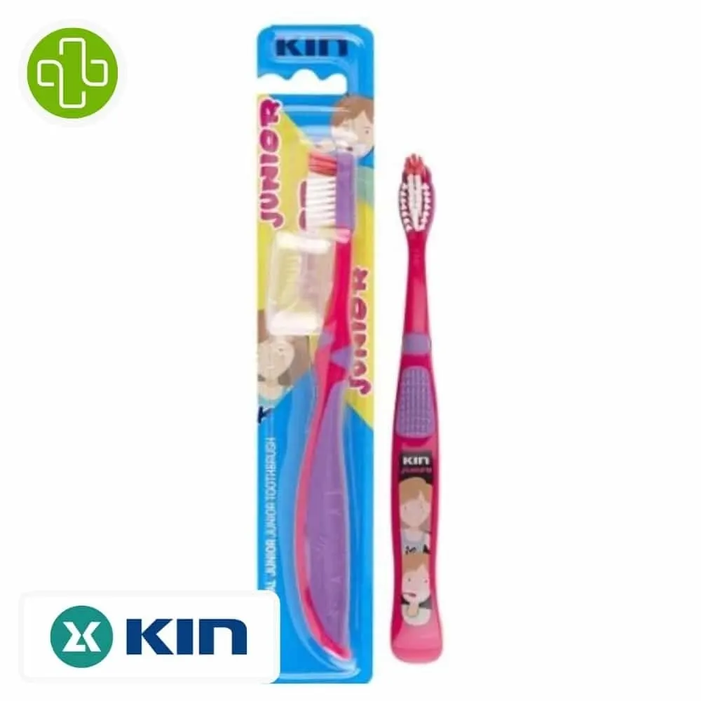 Kin فرشاة أسنان للأطفال من 2 إلى 12 سنة