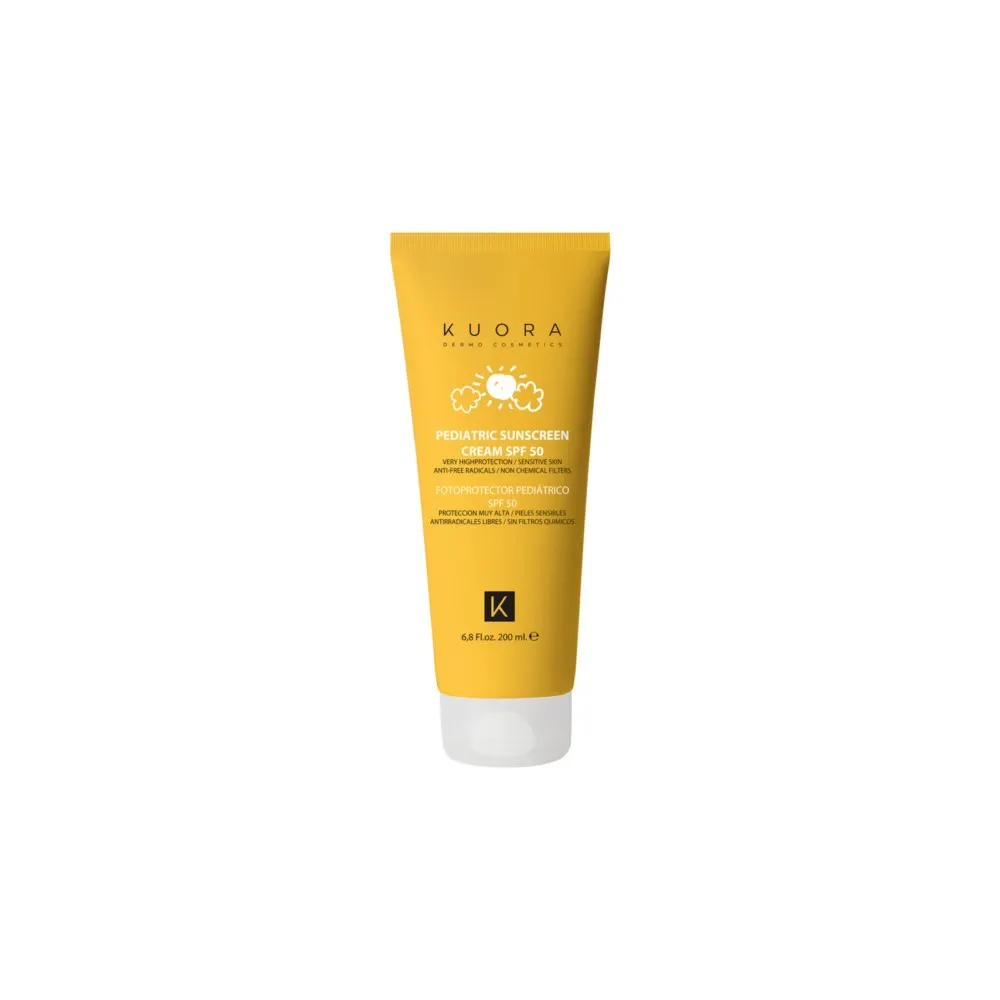 KUORA ECRAN SOLAIRE PEDIATRIQUE SPF 50 SANS FILTRES CHIMIQUES 200 ML
