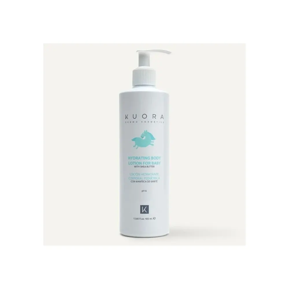 KUORA LOTION HYDRATANTE CORPS POUR BEBES AU BEURRE DE KARITE 400 ML