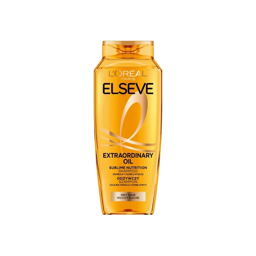 L’Oréal Elsève Huile Extraordinaire Shampooing 400ml – Nutrition Cheveux Secs & Abîmés