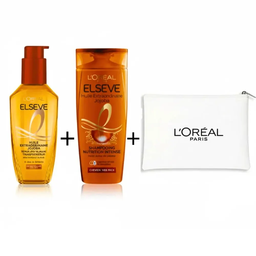 L'Oréal Paris Elseve Huile Extraordinaire شامبو Jojoba للشعر الجاف 200 مل
