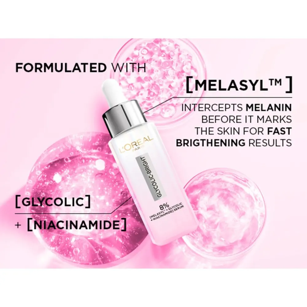 L'Oréal Paris GLYCOLIC BRIGHT MELASYL SERUM 30ML
