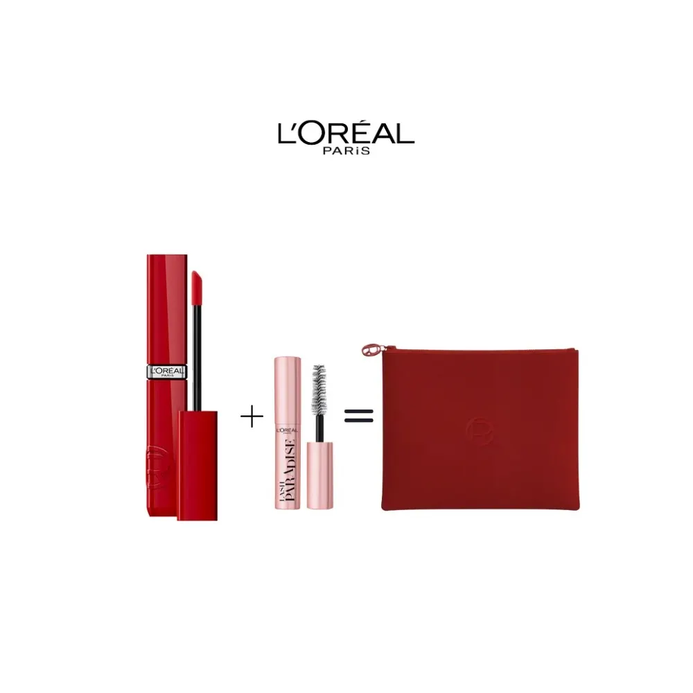 L'oréal paris-infaillible Liquide resistance - rouge à lèvres 420 TRUE ROMANCE = Mini mascara + Trousse OFFERTES