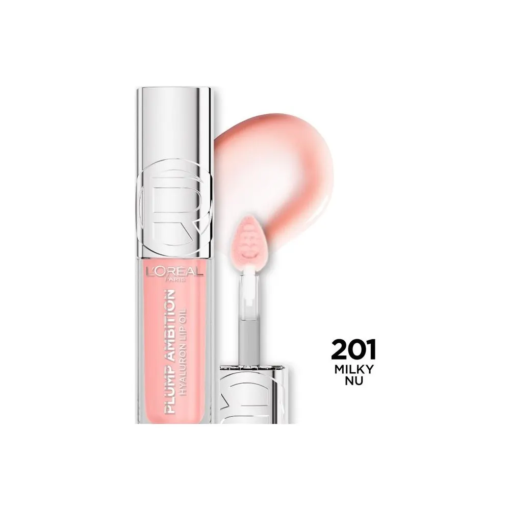 L'Oréal Paris LIP OIL PLUMP AMBITION 201 Milky Nu