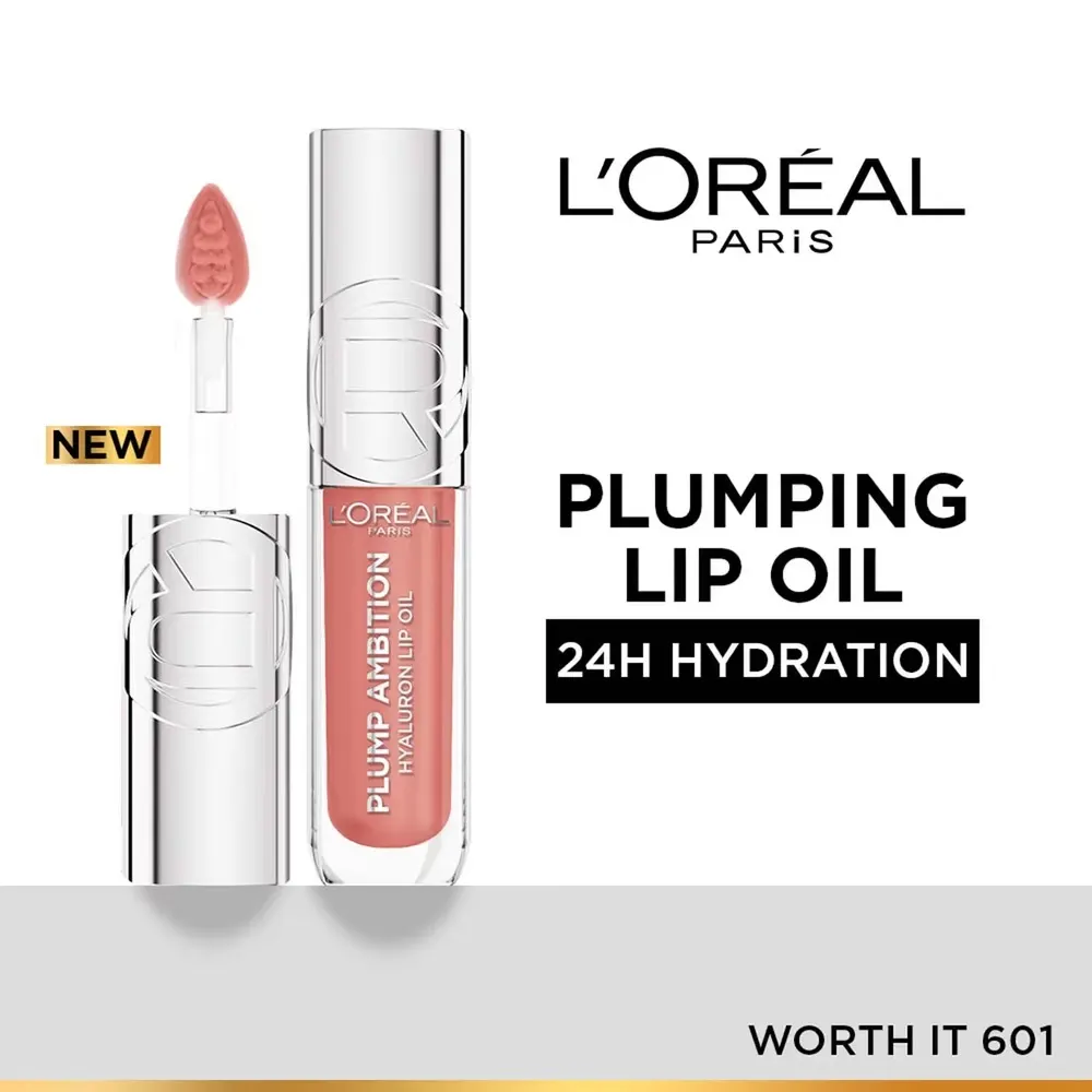 L'Oréal Paris LIP OIL PLUMP AMBITION 601 WORTH IT