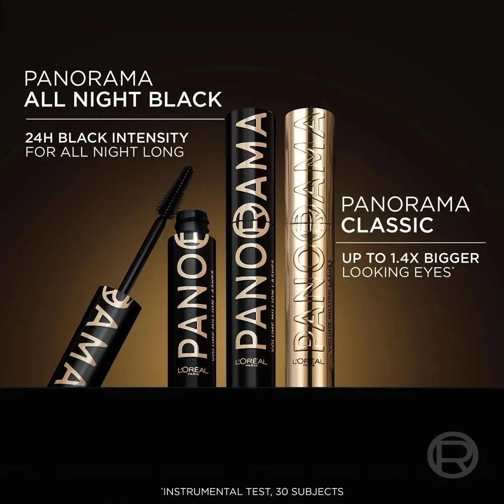 L'oréal paris - mascara panorama volume millions de cils all night black