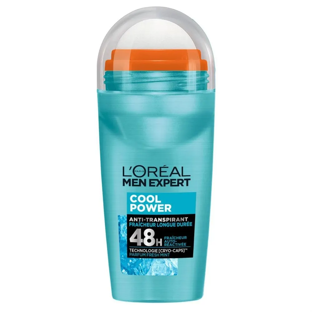 L'ORÉAL PARIS MEN EXPERT DÉODORANT COOL POWER BILLE FRAIS 48H
