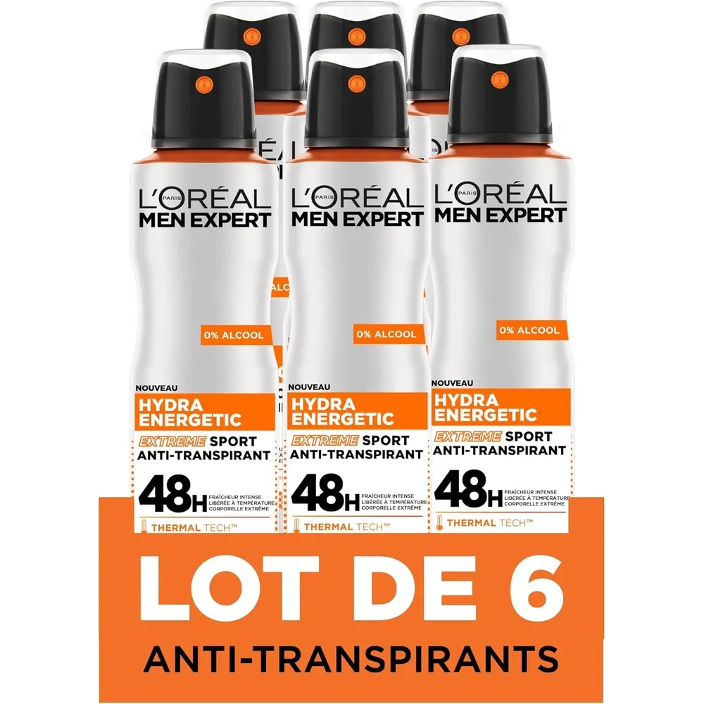 L'ORÉAL PARIS MEN EXPERT DÉODORANT HYDRA ENERGETIC SPRAY EXTREME SPORT